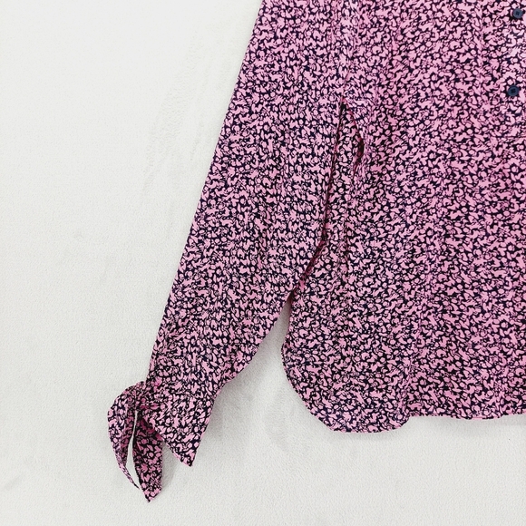 Jason Wu GREY Pink Floral Silk Designer Bblouse P934 - Picture 4 of 8